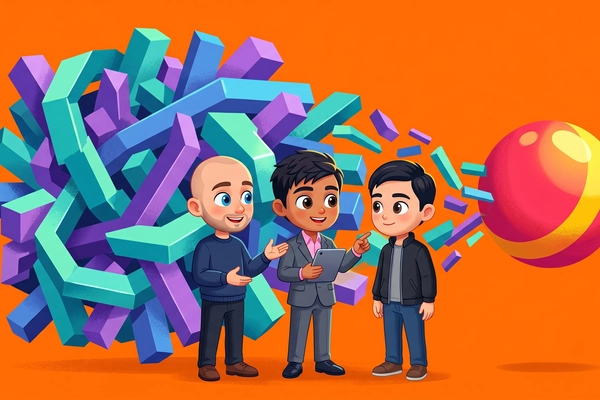 Hero banner illustration for "Roadrunner Raises $27M from Top VCs, Launches AI Quote Platform"