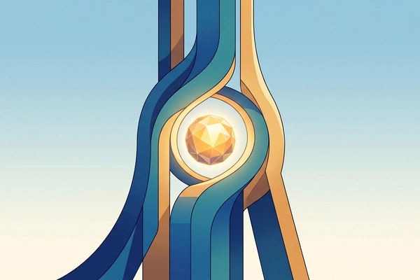 Hero banner illustration for "Open-Source Guardrails Push 8B AI Models to Match Frontier Performance"