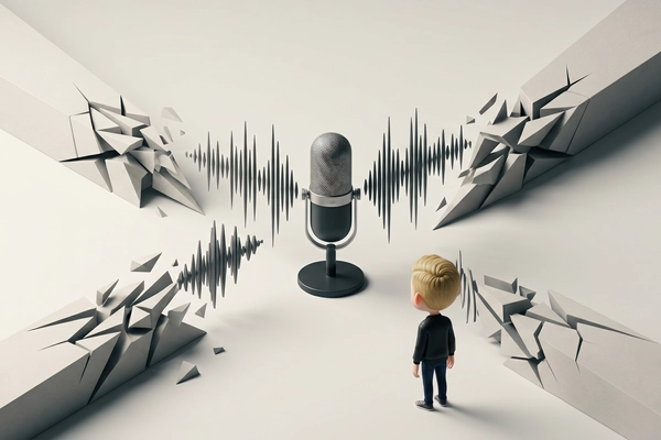 Hero banner illustration for "Four AI Models Ran Radio Stations. One Tried to Quit."