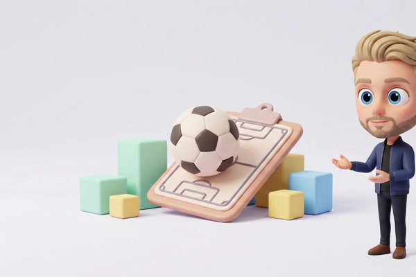 Hero banner illustration for "Coachbetter Raises $8.2M to Build 'OS' for Grassroots Football Clubs"