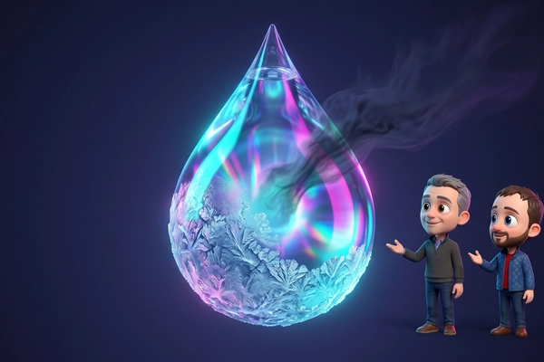 Hero banner illustration for "Capture6 Turns Wastewater Into Fresh Water While Removing CO2"