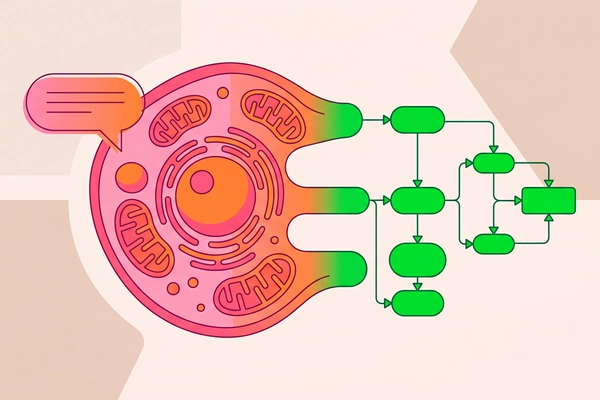 Hero banner illustration for "YC-Backed Alchemy Brings AI Image Analysis to Life Sciences Labs"