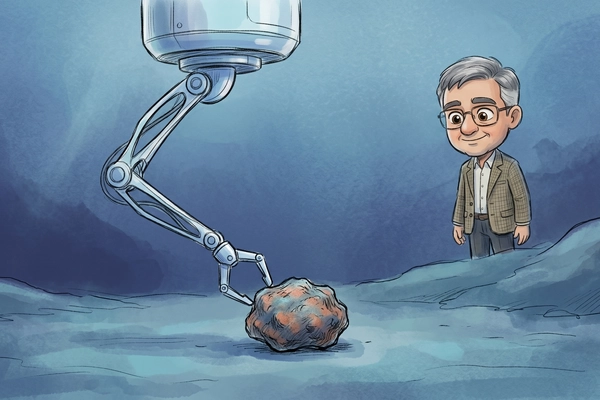 Hero banner illustration for "Impossible Metals Raises $15M Seed for AI Seabed Mining Robots"