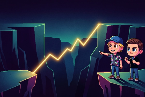Hero banner illustration for "Forecastr Raises $7M Series A to Automate Startup Financial Planning"