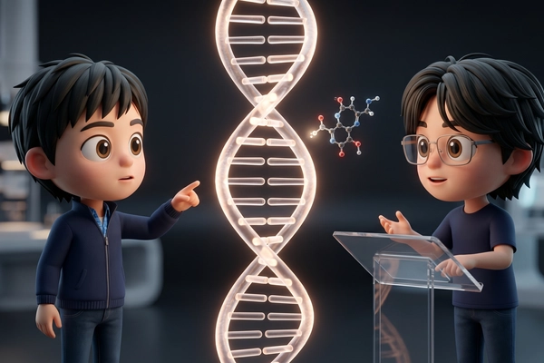 Hero banner illustration for "Can DNA-Targeting Drugs Crack 80% of 'Undruggable' Cancers?"