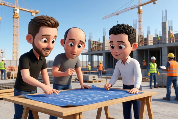 Hero banner illustration for "LightTable Scores $22M Series A for Construction AI Platform"