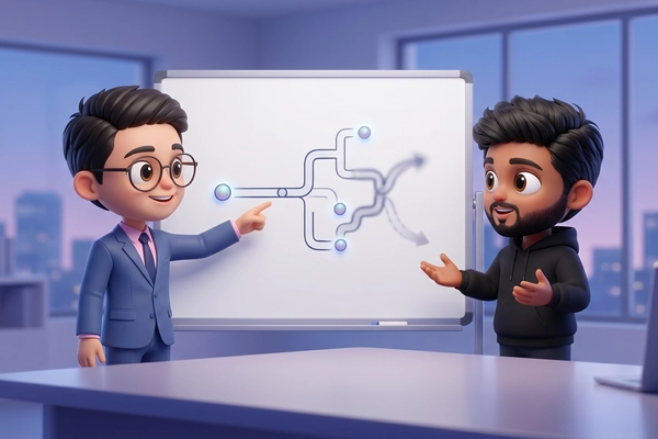 Hero banner illustration for "BentoLabs Launches Monitoring Layer to Fix AI Agent Silent Failures"