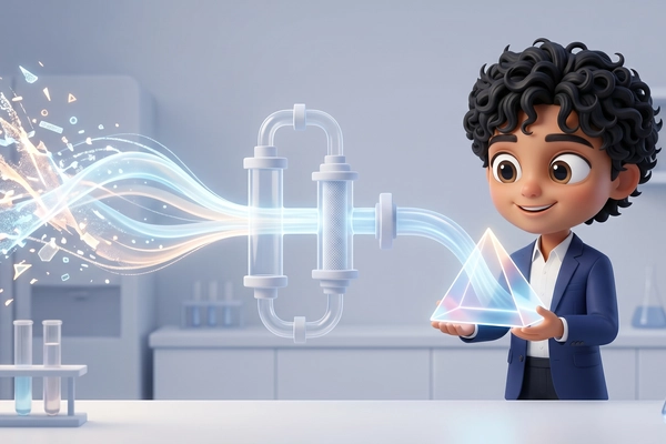 Hero banner illustration for "YC-Backed Astraea Launches AI to Automate Clinical Trial Data"