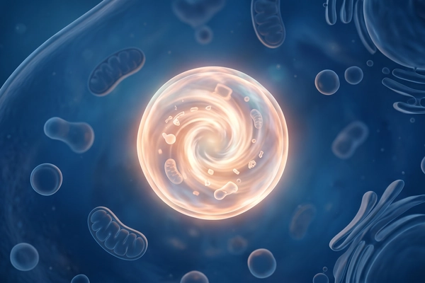 Hero banner illustration for "Retro Bio's Autophagy Drug Enters Human Trials for Alzheimer's"
