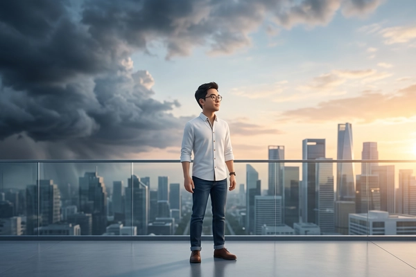 Hero banner illustration for "YC's InstaAgent Hits $1M ARR in 10 Months with AI Marketing Pivot"