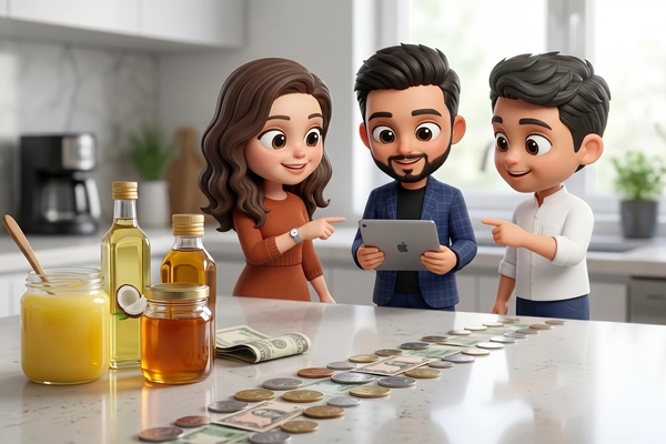 Hero banner illustration for "Anveshan Raises $12.7M Series B for Blockchain Food Traceability"