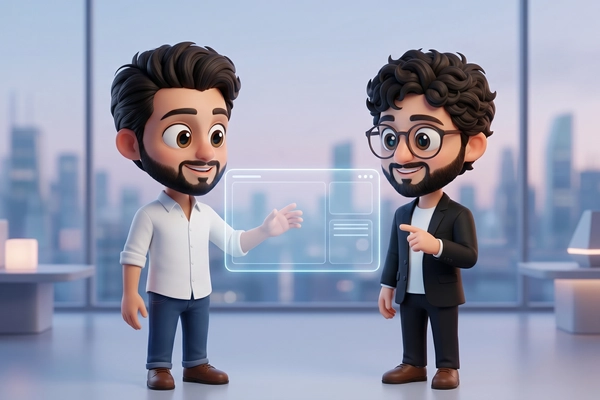 Hero banner illustration for "YC-Backed Keyframe Labs Launches AI Video Avatars at $0.06/Minute"
