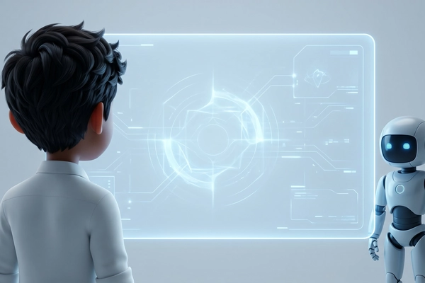 Hero banner illustration for "Kinect Builds Storefronts That Sell to Humans—and AI Agents"