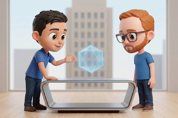 Hero banner illustration for "YC-Backed CharacterQuilt Launches AI Agents to Automate Marketing Ops"