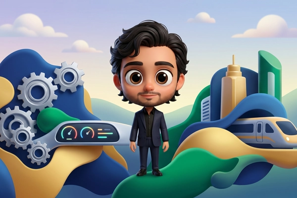 Hero banner illustration for "Gigacatalyst Launches Embedded AI Builder, Unblocks $1M in SaaS Sales"