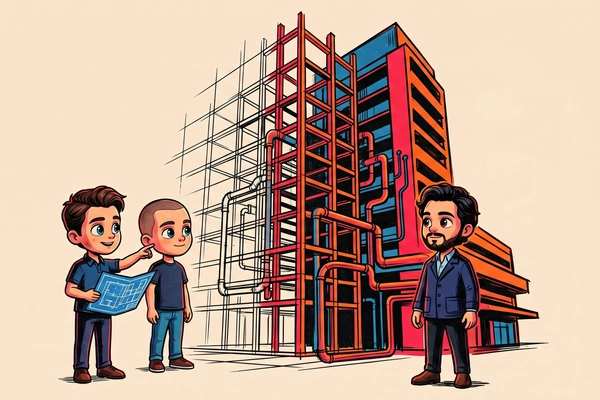 Hero banner illustration for "Endra Raises $50M Series A to Automate MEP Engineering with AI"