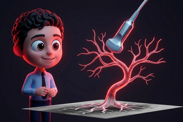 Hero banner illustration for "YC-Backed Lumius Aims to Democratize 3D Ultrasound for Procedures"