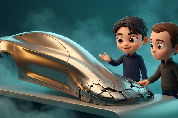 Hero banner illustration for "YC-Backed Parrot Launches AI 'OS' for Auto Repair Automation"