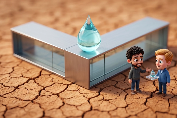 Hero banner illustration for "Madrone's Cooling Tech Cuts Data Center Water, Power Use by 30%"