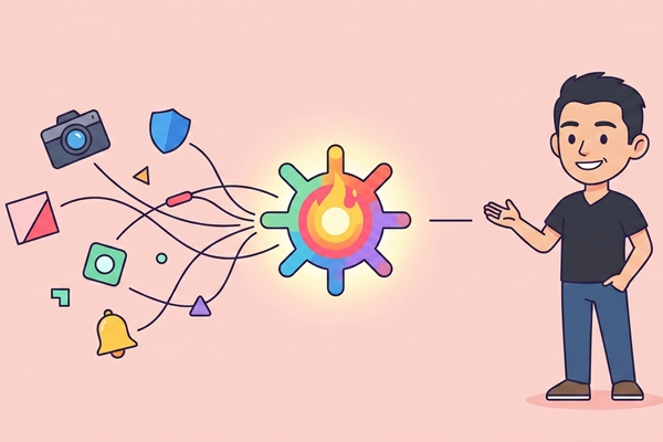 Hero banner illustration for "Firefly Raises $3M Seed to Unite AI and IoT for Physical Safety"
