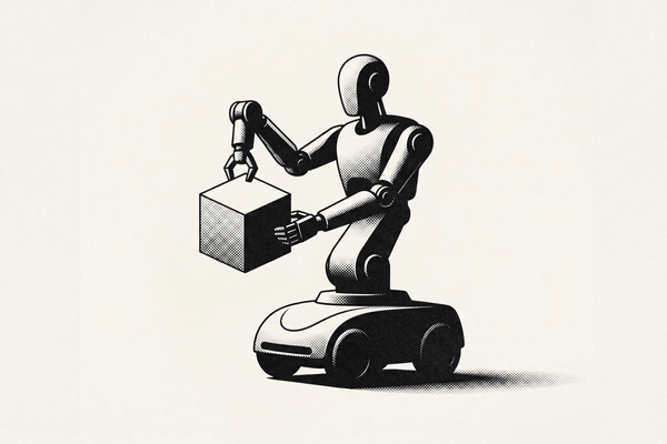 Hero banner illustration for "Astribot's $13K Humanoid Robot T1 Ships to Commercial Market"