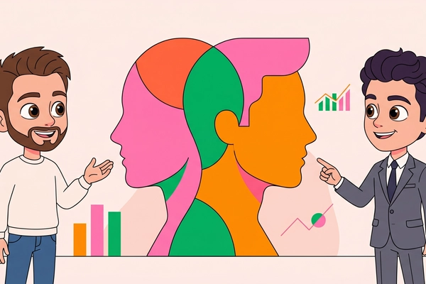 Hero banner illustration for "Foresight's AI 'Digital Twins' Take Aim at $140B Market Research Industry"