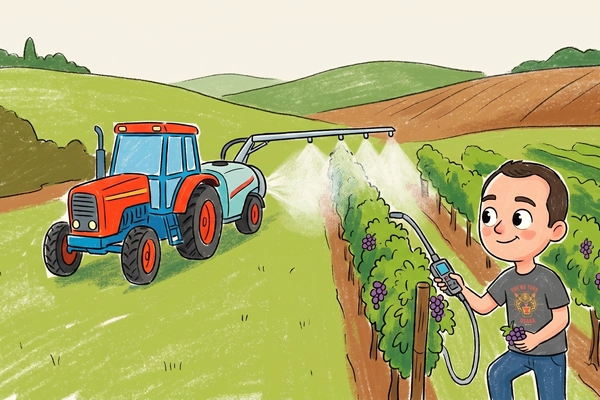 Hero banner illustration for "Cordon Technologies Raises £1M to Cut Vineyard Pesticide Use with AI"
