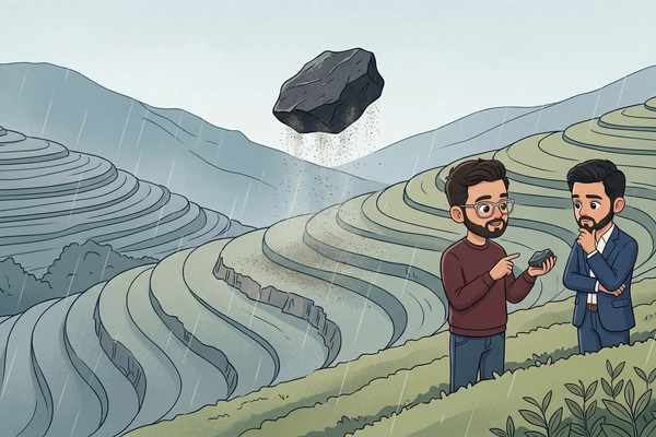 Hero banner illustration for "Alt Carbon Raises $12M Seed to Scale Carbon Removal in India"