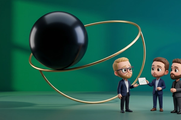 Hero banner illustration for "TensorWave Raises $350M to Challenge Nvidia With AMD Chips"