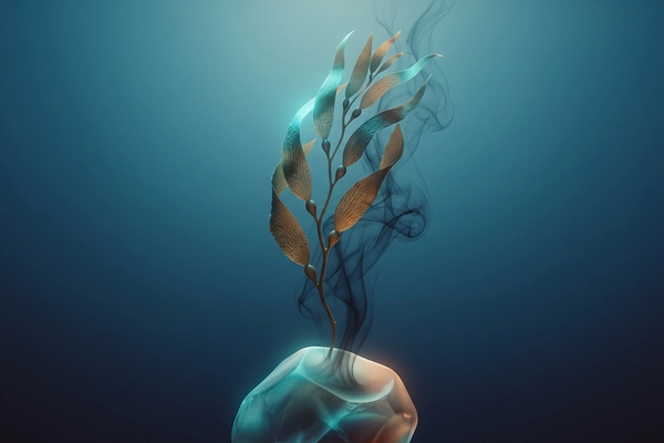 Hero banner illustration for "CarbonDrop Raises $19.6M Series A for Seaweed Carbon Capture"