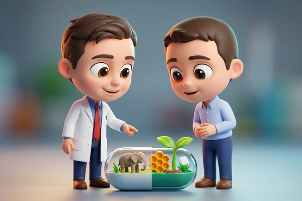 Hero banner illustration for "Peel Therapeutics Closes Series A for Nature-Inspired Cancer Drugs"