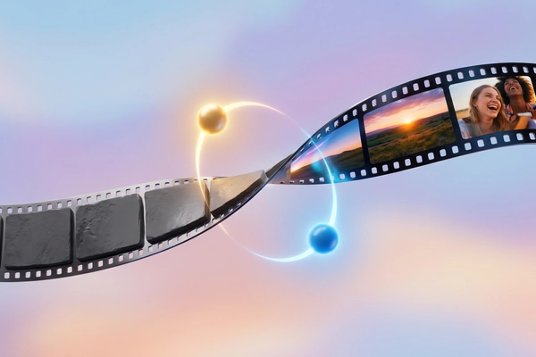 Hero banner illustration for "EditorOP Launches AI Video Editor That Promises 3-Minute Turnaround"