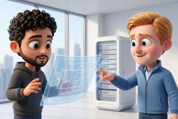 Hero banner illustration for "Startup Claims 30% Energy Cut for Data Centers With Dew-Point Cooling"
