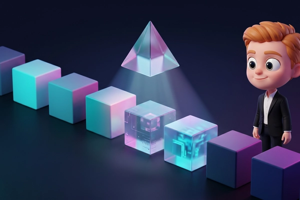 Hero banner illustration for "Autostep Maps Company Work Patterns to Deploy AI Agents Where They Matter"