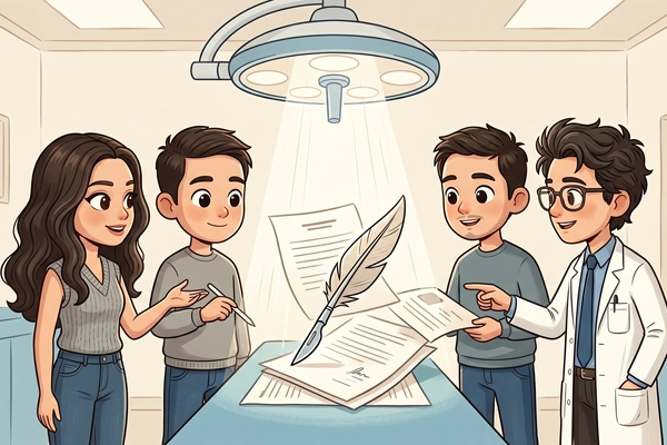 Hero banner illustration for "Uncovr Raises $7M Seed Led by Index for AI Surgical Documentation"