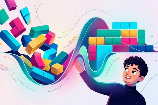 Hero banner illustration for "Expertise AI Launches Free AI Assistant for Account Executives"
