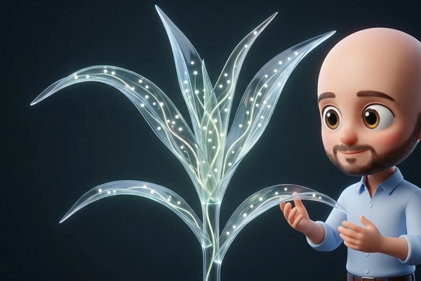 Hero banner illustration for "Rainbow Crops Raises $11.3M to Engineer Climate-Proof Crops with AI"