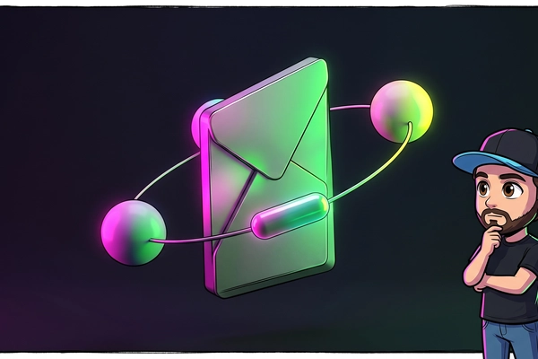 Hero banner illustration for "YC-Backed Primitive Launches Email Infrastructure for AI Agents"