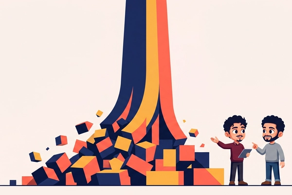 Hero banner illustration for "YC-Backed Amboras Launches AI Store Builder to Take On Shopify"