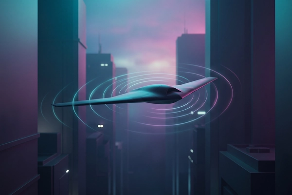 Hero banner illustration for "Beyond Radar: How Passive Sensors Are Reshaping Drone Security"