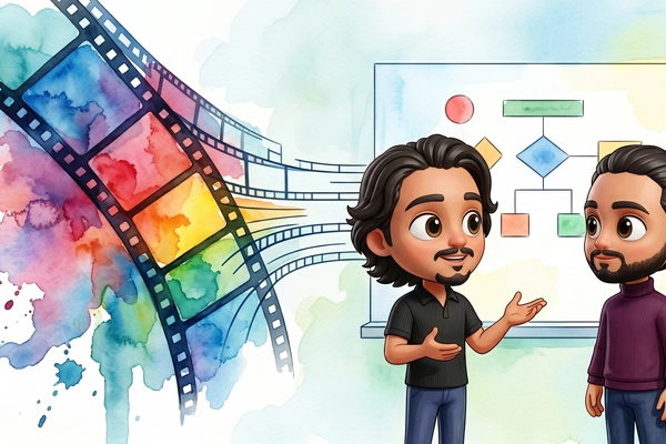 Hero banner illustration for "Lamina Labs Bets on Deterministic Video as Sora Exits the Market"