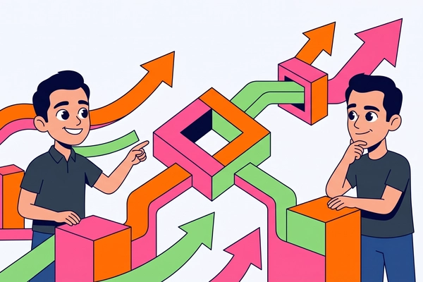 Hero banner illustration for "How Wherex Became LATAM's Leading AI-Powered Procurement Platform"