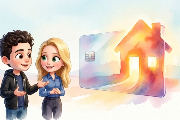 Hero banner illustration for "Trovy Raises $15M Series A for Card-Linked HELOC at Mortgage Rates"