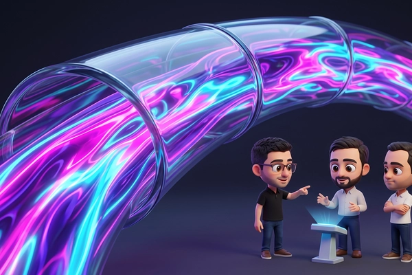 Hero banner illustration for "Netris Raises $15M Series A from a16z for AI Network Automation"