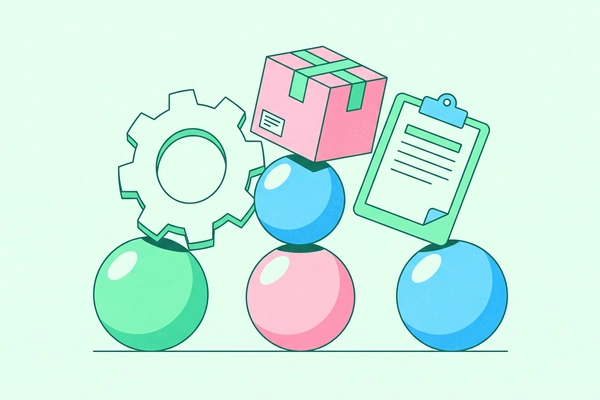 Hero banner illustration for "Compri Raises €3.2M to Build AI Workforce for Procurement Teams"