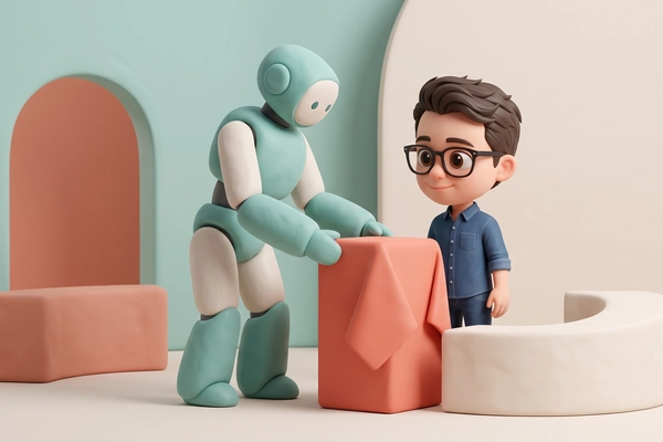 Hero banner illustration for "Weave Robotics Launches $7,999 Home Robot Isaac 1 for Fall 2026"