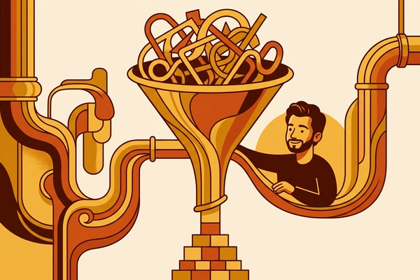 Hero banner illustration for "Context.dev Launches Real-Time Web Context API for AI Agents"