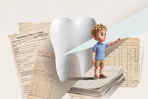 Hero banner illustration for "YC S26's Denta Launches AI-Powered 'Autopilot' for Dental Practices"
