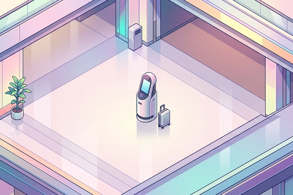 Hero banner illustration for "Amity Robotics Raises $7M Seed for AI-Powered Physical Concierges"