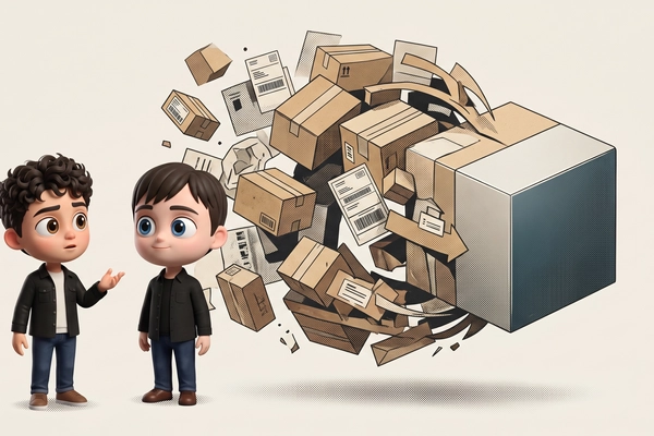 Hero banner illustration for "YC-Backed Pango Launches 'Agentic OS' to Automate E-Commerce Returns"